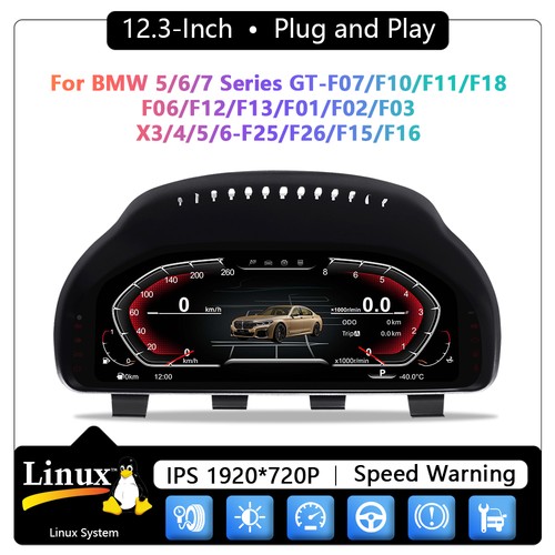Dash digital clocks - 12.3", lcd