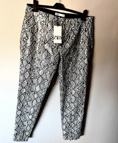 Zara snakeskin cropped - zara,