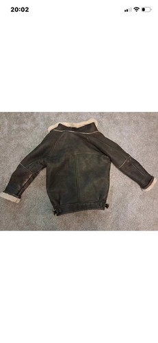 Vintage leather sheepskin - vintage,