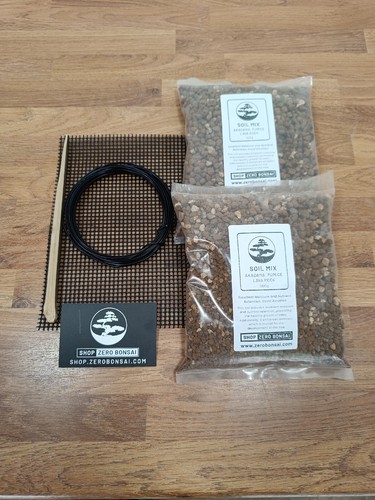 Bonsai potting kit 1kg soil - potting,