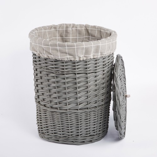 Grey paint round - grey, laundry