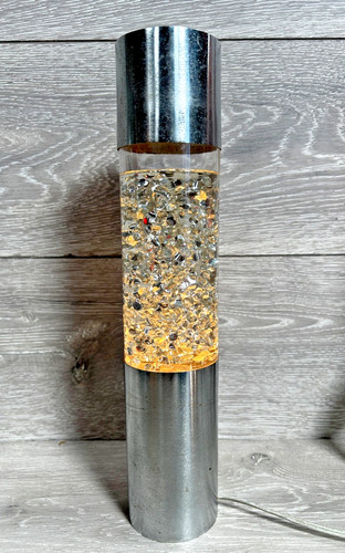 Vintage silver glitter light - glitter,