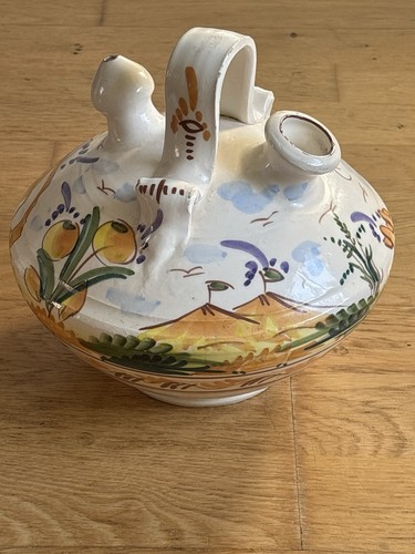 Ceramic botijo water vessel - water,