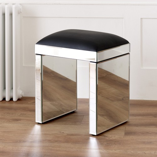 Venetian mirrored stool - venetian,