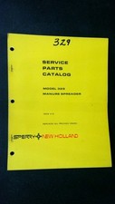 Sperry New Holland Model 329 Manure Spreader Service Parts Catalog Manual