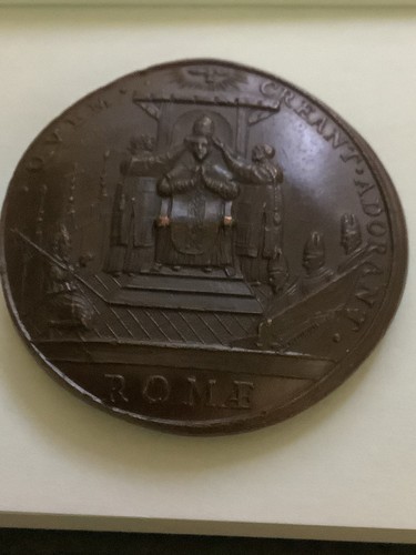 Pope eugenius papal medal - eugenius, iv