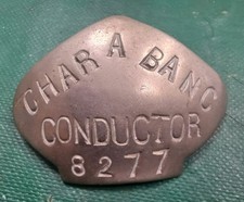 VERY RARE Malta Cap Badge Charabanc Bus Conductor 1910s