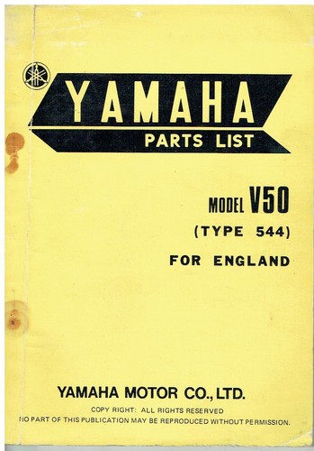 Yamaha v50 spec - uk,