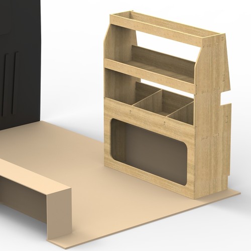 Transit custom van racking - van,