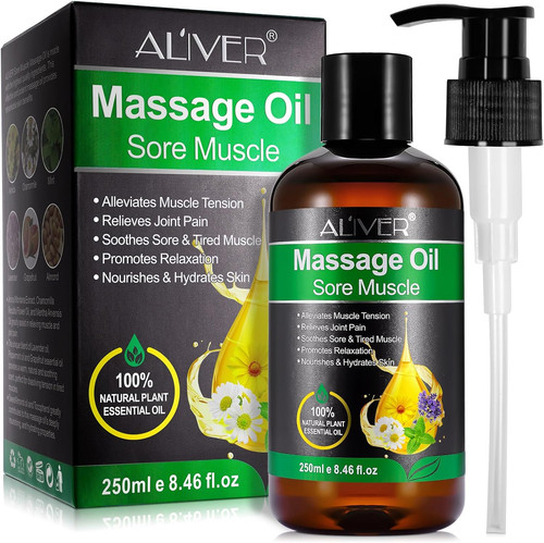 Massage oil for sore - for, muscle