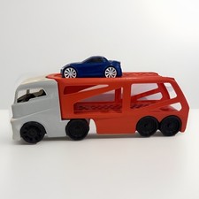 Little Tikes Big Car Hauler Carrier Semi-Truck & Blue Car