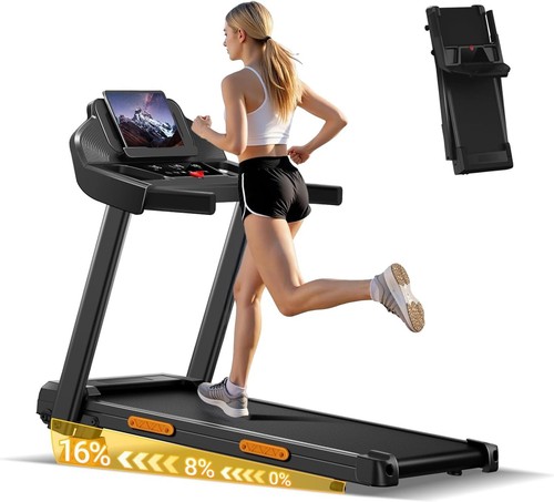 Foldable treadmill 12km - foldable, 12km/h