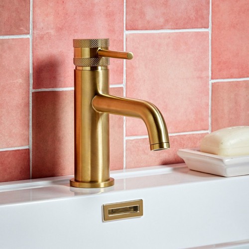 Brushed brass gold basin bath - brushed,