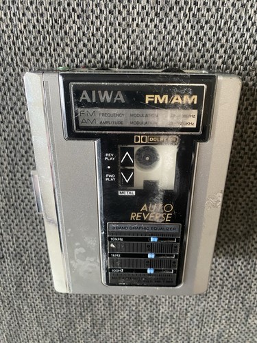 Vintage aiwa t360 silver - aiwa,