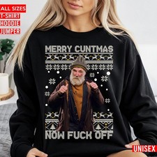 Funny Brassic Jim The Farmer Ugly Christmas Jumper, Xmas Sweatshirt, santa gift