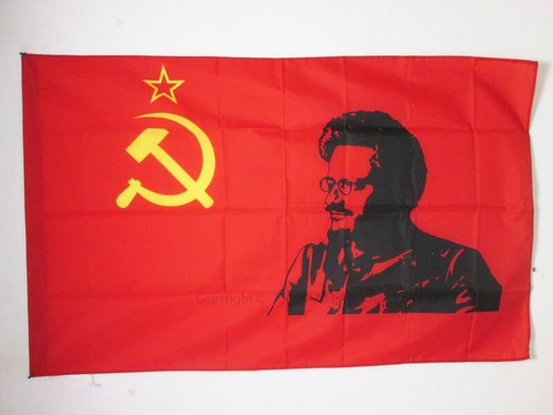 Ussr with trotsky flag - flag, 2'