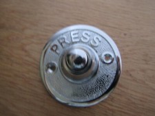 DOOR BELL PUSH BUTTON Vintage Victorian Hard wired Front Door Chime Press