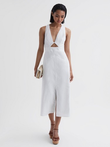 Reiss rhoda cotton - rhoda, cotton-linen