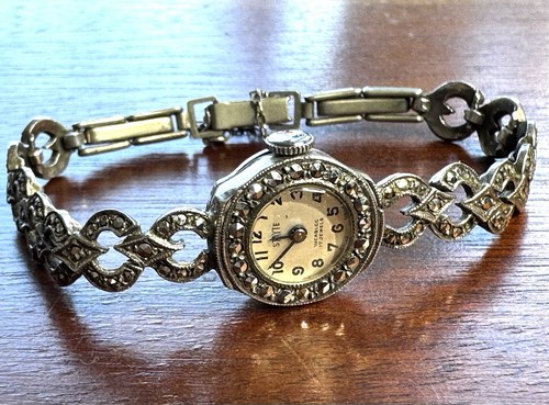 Vintage silver marcasite - vintage,