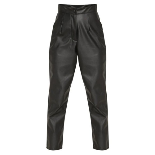 Women black faux leather - black,