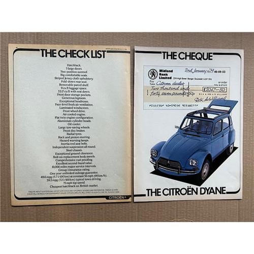 Citroen dyane memorabilia - dyane,