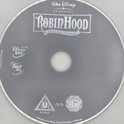 Walt disney robin hood dvd - disney,
