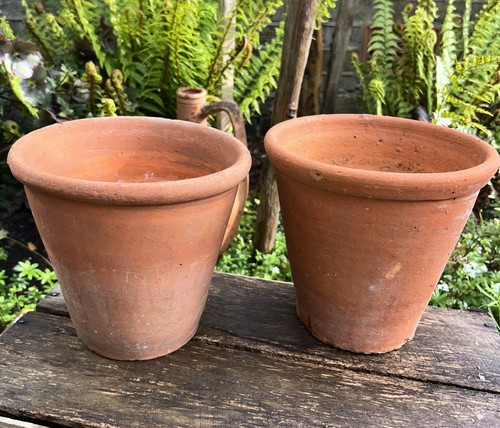 Vintage hand thrown terracotta - thrown,