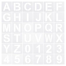 4 Inch Letter Number Stencils