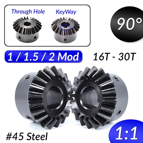 Mod bevel gear 16t 30t - 1/1.5/2,
