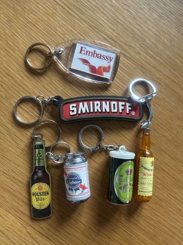 Vintage key rings dewars - -,