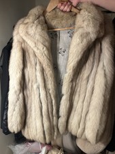 vintage  fox fur coat