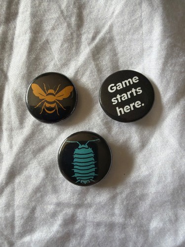 Set pin badge hive game - pin,