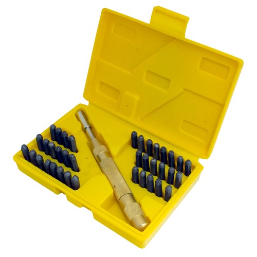 38pc letter number stamping - 38pc,