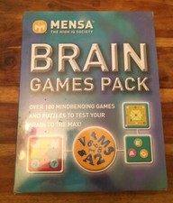 MENSA BRAIN GAMES PACK OVER