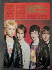 GENERATION X Billy Idol / MABEL 1978 - 1 Page Danish Clipping Article F125