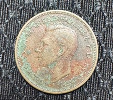 ½ Penny - George VI with