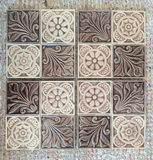 Antique Fireplace Ceramic