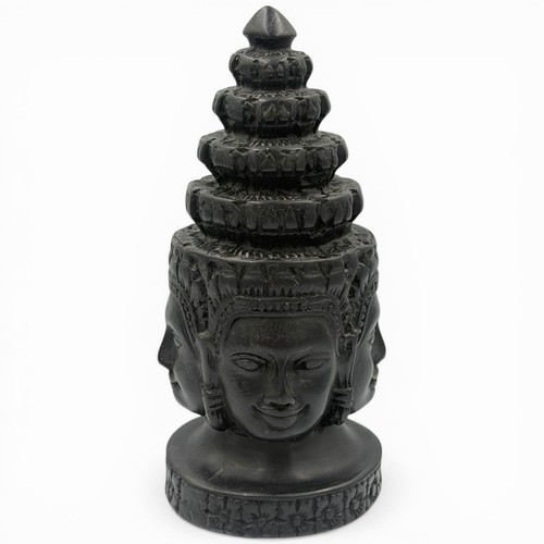 Vintage hindu faced deity - hindu,