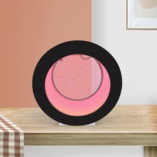 LED Round Fish Tank Desktop Jellyfish Aquarium Tank Kit For Real Live Jellyfish