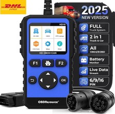 For Iveco Heavy Truck Scanner Automotive Tool HD10 OBDII Code Reader