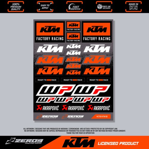 Ktm stickers motocross - ktm,