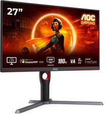AOC Gaming Q27G3XMN - 27 Inch QHD Monitor, Mini LED, 180Hz, 1ms, GTG, HDR100