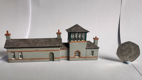 Corrour signal box - ,, wooden