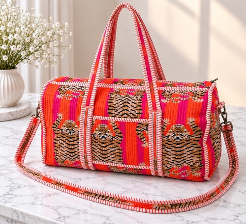 Jungle print quilted cotton - quilted,