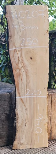 Live edge spalted chestnut - edge,