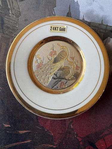 24kt gold edged plate the - edged,