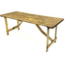 Rustic Farmhouse Table, Vintage Furniture, 6ft Rustic Tables, Seats 6
