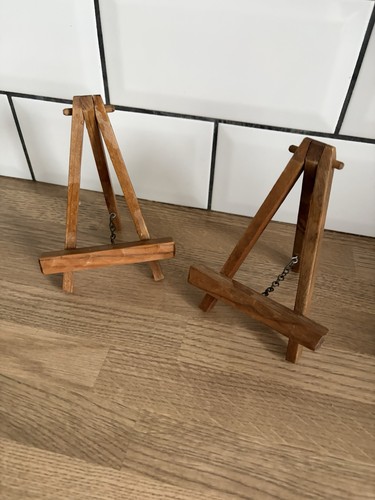 Set dark brown wooden - set, 2
