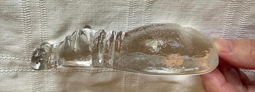 Vintage hippo paperweight