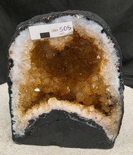 Citrine Geode 505 Crystal Cluster Druzy Premium Grade 2.86kg H17xW14xD10cm